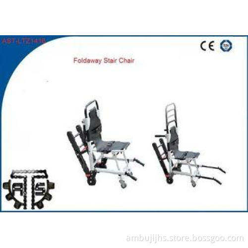 Aluminum Alloy Emergency Stair Chair Foldable for High Buil